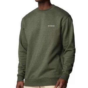 Brand New Columbia Olive Green Crewneck Sweatshirt Pullover Men’s Size Large